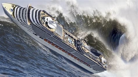 Cruise Ship In Storm Youtube