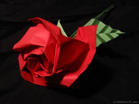 Origami Kawasaki Rose By Maplerose On Deviantart