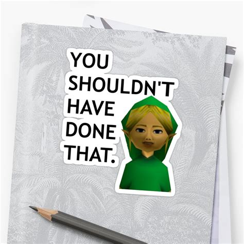 Youve Met With A Terrible Fate Havent You Stickers By Mattiotack Redbubble