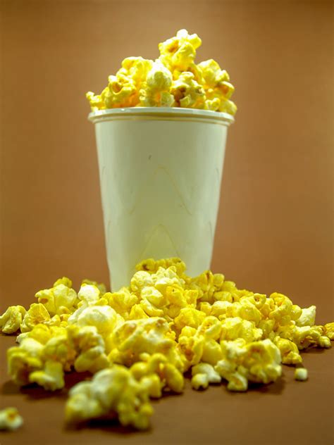 Free Images Snack Popcorn White Delicious Background Cinema