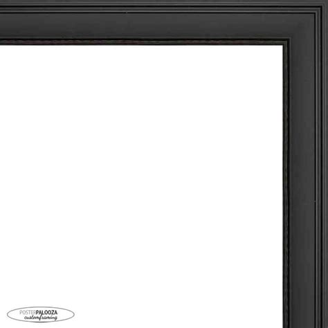 3x3 Traditional Black Complete Wood Square Picture Frame With Uv