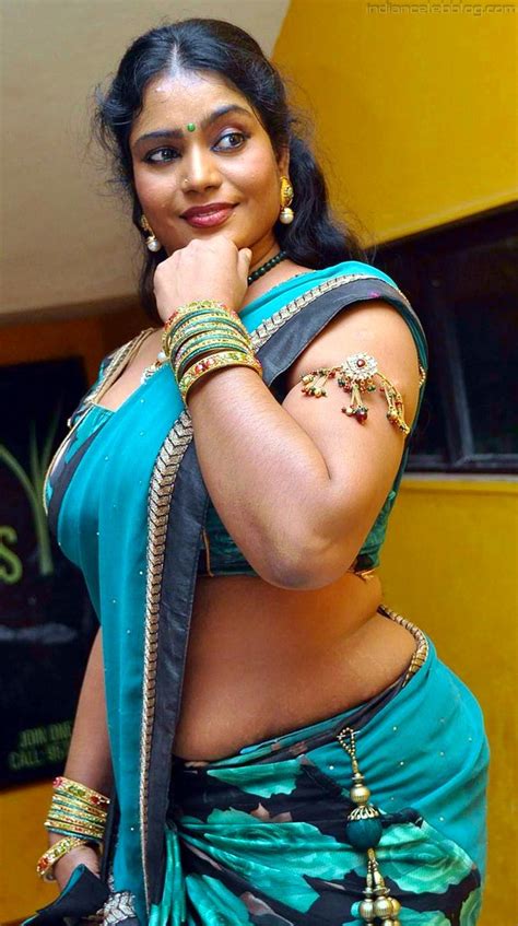 Jayavani Telugu Character Artist Hot Saree Midriff Show Photos