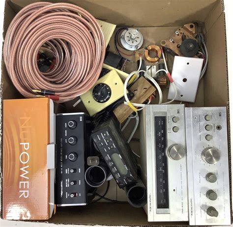 Lot Vintage Electronics Parts Realistic Stereo Tuner