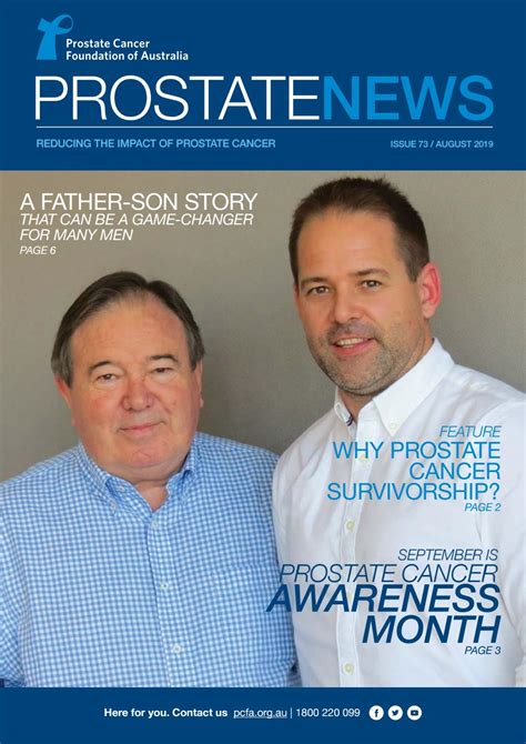 Prostate News Issue August By Prostate Cancer Foundation Of Australia Issuu