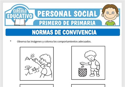 ᐈ Personal Social Para Primero De Primaria 40 Fichas Gratis