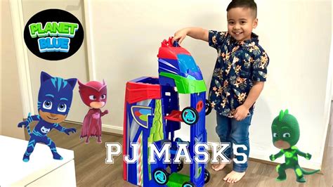 Pj Masks Transforming 2 In 1 Mobile Hq Unboxing Youtube