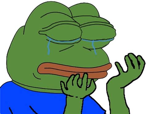 Download Crying Pepe Png - Pepe Cry Png PNG Image with No Background png image