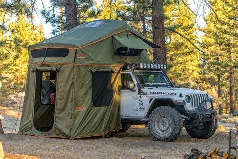roam adventure co vagabond xl roof top tent in 2021 jeep wrangler camping roof top tent