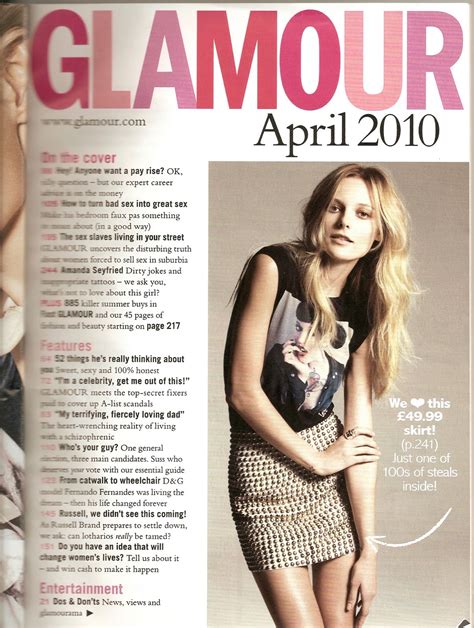 😎 Glamour Magazine Contents Page Glamour Magazine 2019 02 05