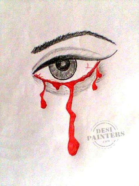 Bleeding Eyes Drawings Sketches Eye Sketch
