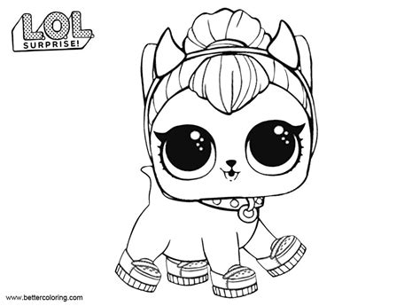 LOL Surprise Pets Coloring Pages - Free Printable Coloring Pages