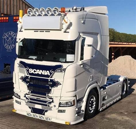 White Scania Scania Truck Trucks Generation