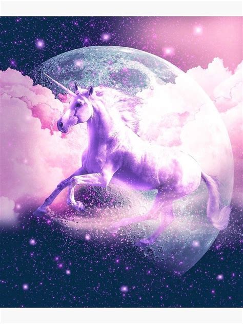 Unicorn Galaxy Poster Unicorn Pictures Unicorn Wallpaper Cute