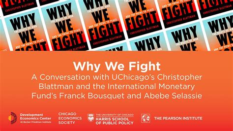 Why We Fight A Conversation With UChicagos Christopher Blattman YouTube