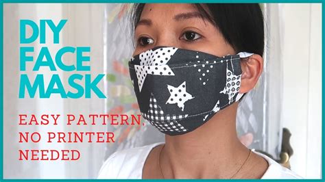 😍 try this reversible face mask diy! ENG SUB HOW TO SEW 3D FACE MASK | FACE MASK WITH FILTER ...