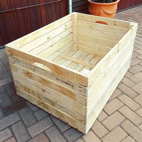Best Plans For Pallet Storage Boxes And Built Containers Sensod