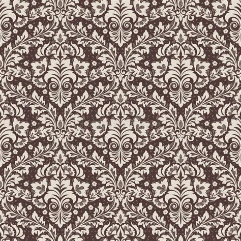 Vector Damask Seamless Pattern Background Exquisite Floral Baroque