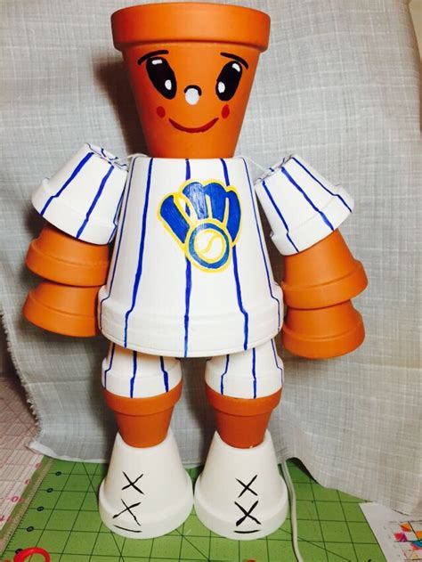 Personalized Clay Pot Person For Local Team Clay Pots Clay Pot