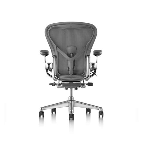 Whether it's being used as a work chair, side chair and stool, it will support the full range of all types of office work. Herman Miller Aeron 2 Carbon Polished
