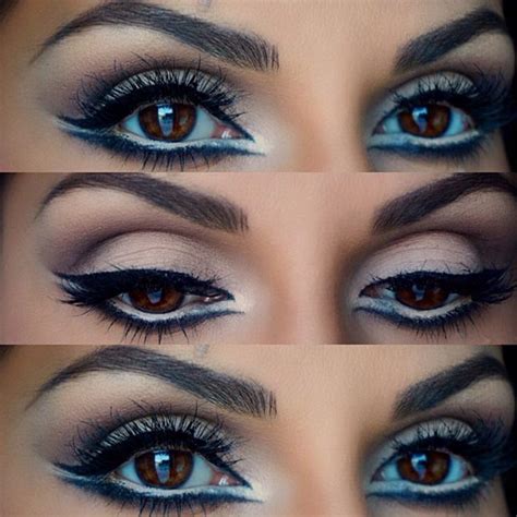 Use a brown shade with pink undertones as a transition shade in the crease. 40 Great Eye Makeup Looks for Brown Eyes
