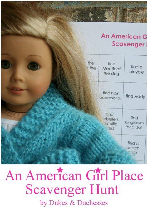 A Printable Scavenger Hunt To Use At American Girl Place {perfect For An American Girl