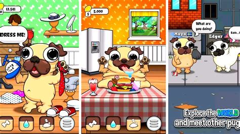 Pug My Virtual Pet Dog By Frojo Apps Android Gameplay Hd Youtube