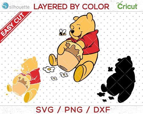 Winnie the Pooh SVG Pooh Cut File Pooh Cricut file Tigger | Etsy