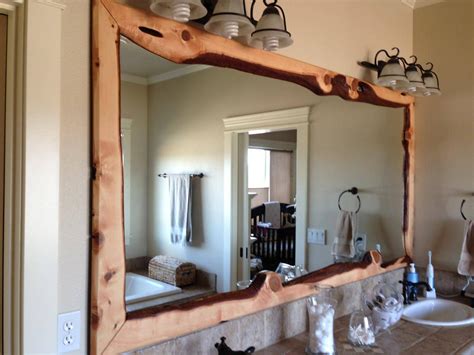 15 Collection Of Rustic Oak Framed Mirrors