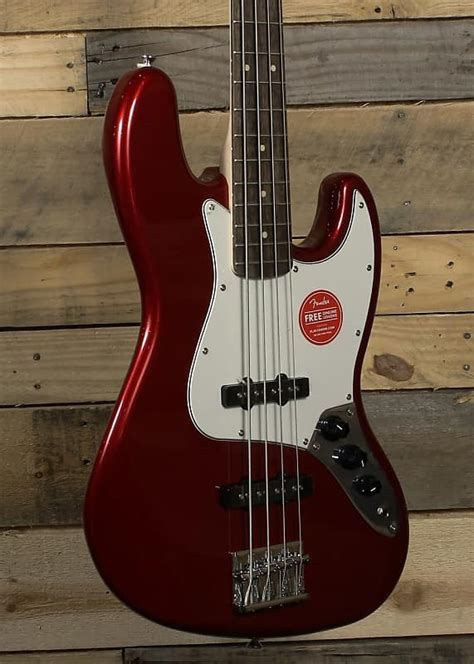 Fender Contemporary Jazz Bass Dark Metallic Red Reverb