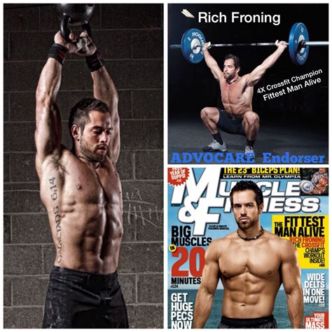 Endorser Rich Froning 4x Reebok Crossfit Games Champion The Fittest Man Alive Crossfit