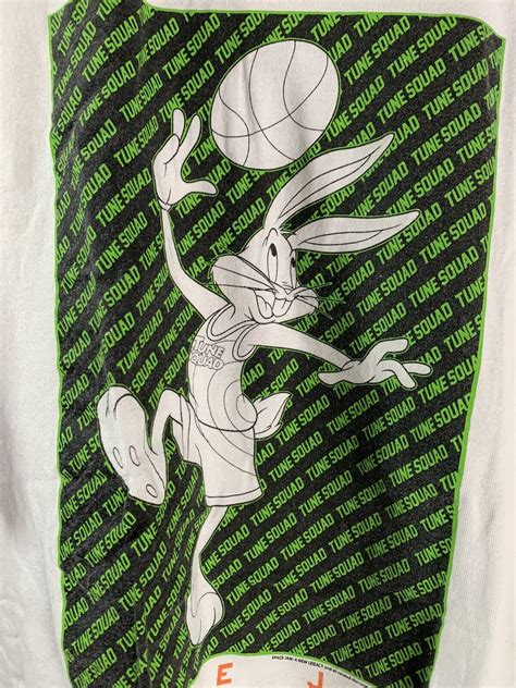 vintage space jam bugs bunny basketball t shirt men… gem