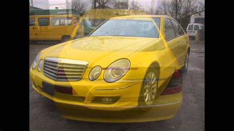 The mercedes benz w211 e class was an executive car available from 2002 to 2009 and as usual mec design have a range of exhausts, wheels and floor mats to fit this model. Underground Design Tuning - Mercedes Benz W211 Yellow Taxi ...