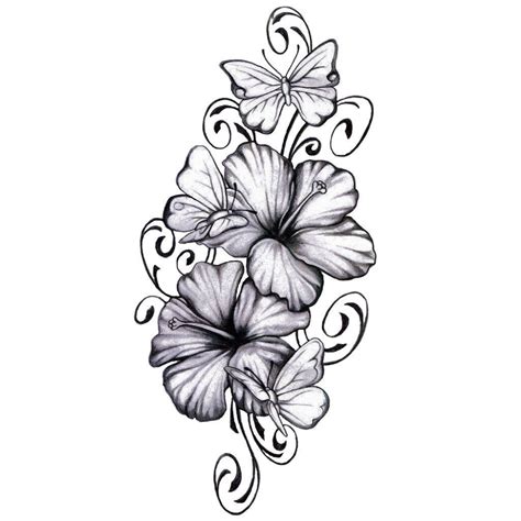 Tatouage Temporaire éphémère Fleurs Lily Flowers Artwear Tattoo Red