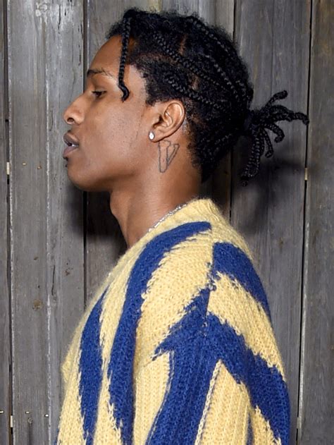 Aap Rockys Sectioned Braids Celebrity Haircuts Asap Rocky Hair