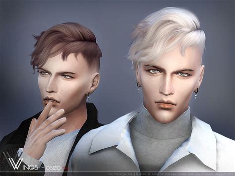 OS1212:(12/12/2017)... - wingssims | Sims 4 hair male ...