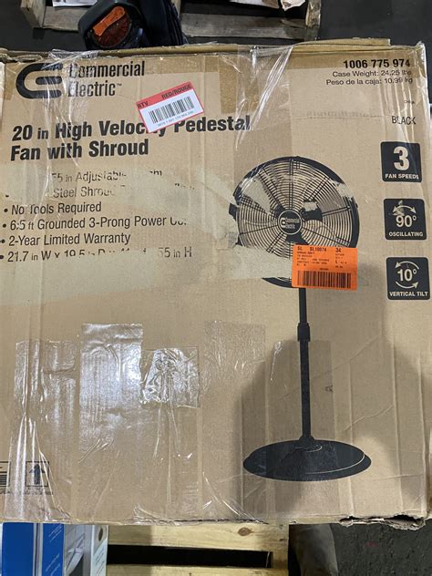 45 20 Commercial Oscillating Fan Lj Pallets And More