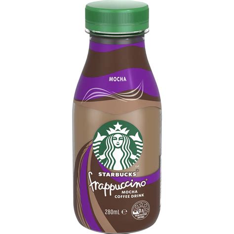 Starbucks Frappuccino Mocha Iced Coffee Ml Woolworths