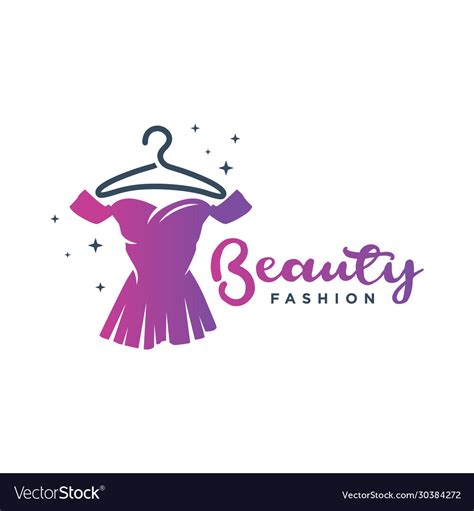 Womens clothing logo design Royalty Free Vector Image
