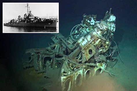 Sunken Remains Of Famed Wwii Destroyer Uss Johnston Buried 4 Miles