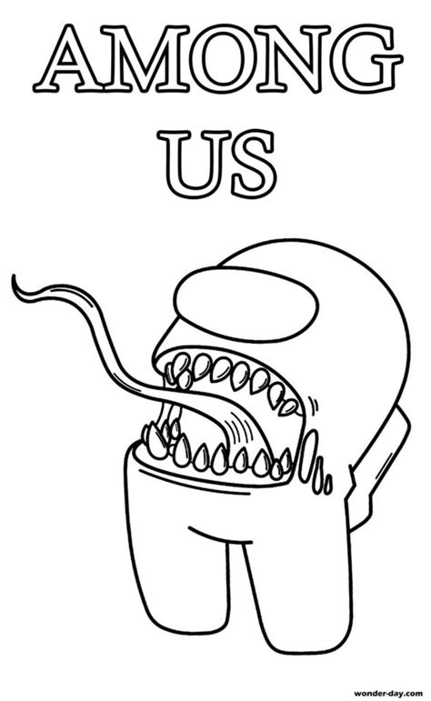 Dibujos de among us para colorear | Descarga GRATIS niños y adultos