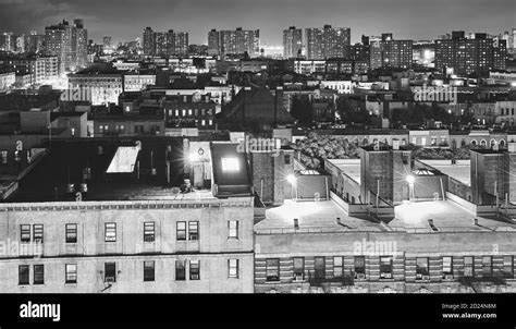 Usa Night House Neighborhood Black And White Stock Photos And Images Alamy