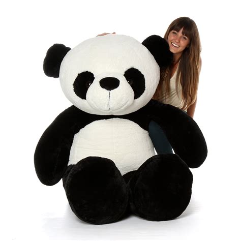 Giant Panda Plush Toy Black White Big Teddy Bear Soft Stuffed Animals