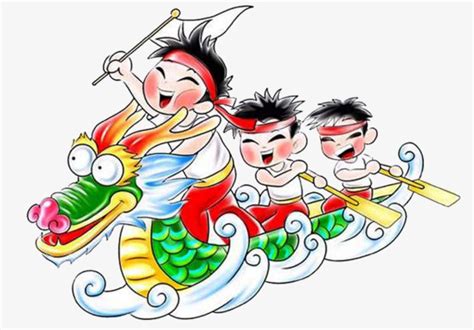 The dragon boat festival (duanwu festival, duānwǔ jié, double fifth, tuen ng jit) is a traditional holiday that commemorates the life and death of the famous chinese scholar qu yuan (chu yuan). Cartoon Dragon Boat, Cartoon Clipart, Dragon Clipart, Boat ...