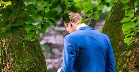 Bizarre Wedding Photo Appears To Show Bride Performing Sex Act On Groom Which One Of Their