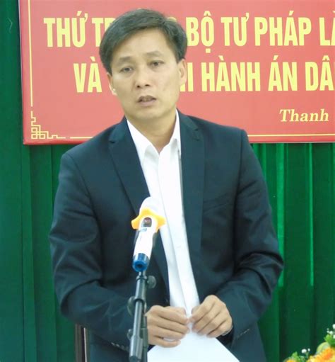 Thứ Trưởng Nguyễn Khánh Ngọc Làm Việc Với Sở Tư Pháp Cục Thads Thanh Hóa Báo Pháp Luật Việt