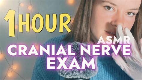 ASMR 1 Hour Cranial Nerve Exam For FAST SLEEP Personal Attention