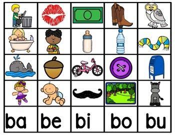 Ba Be Bi Bo Bu By Bilingual Printable Resources Tpt Learning