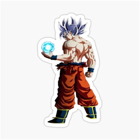 Goku Ultra Instinct Sticker For Sale By Ahmedtaki Redbubble