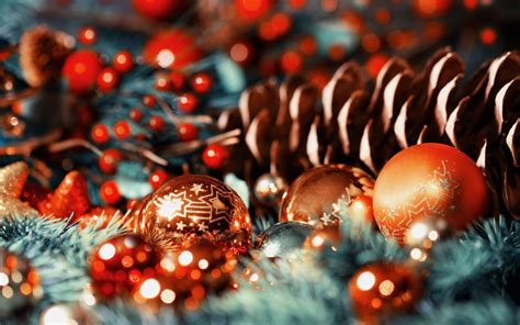 Download 3840x2160 Christmas Decorations Ornaments Close Up