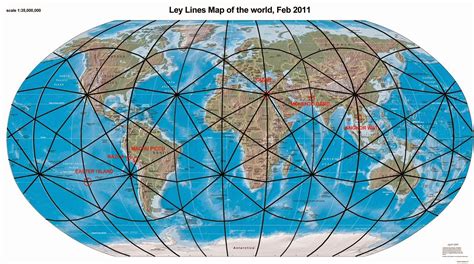 World Map Of Ley Lines Mobil Pribadi